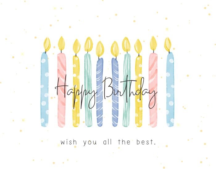 Happy Birthday